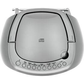 Radiopřijímač DAB+/CD Technisat DIGITRADIO 1990 stříbrná barva
