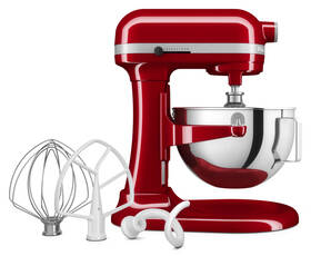 Kuchyňský robot KitchenAid 5KSM55SXXEER červená barva
