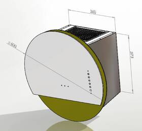 Odsavač par Ostatní CDP6001CR 
