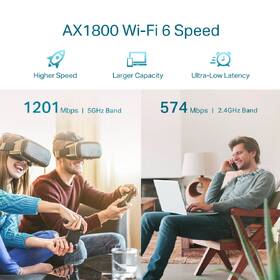 Wi-Fi extender TP-Link RE605X bílá barva
