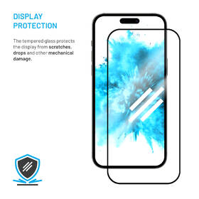 Tvrzené sklo FIXED Full-Cover na Samsung Galaxy S25 Ultra 5G černá barva
