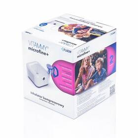 Inhalátor kompresorový VITAMMY MICROFINE+ bílá barva
