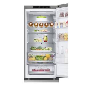 Chladnička s mrazničkou LG GBV5240CPY stříbrná barva
