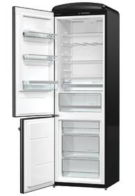 Chladnička s mrazničkou Gorenje ORK193BK-L černá barva
