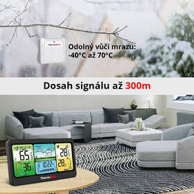 Teploměr ThermoPro TP280 černá barva
