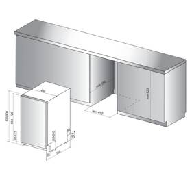 Myčka nádobí Whirlpool WSIO 3T125 6PE X nerez
