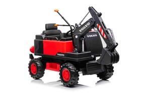 Elektrický bagr Beneo Volvo Excavator 12V červený 
