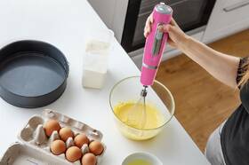 Ponorný mixér Sencor SHB 4468RS-EUE3 růžová barva
