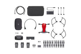 Dron DJI Mavic Air Fly More Combo červená barva
