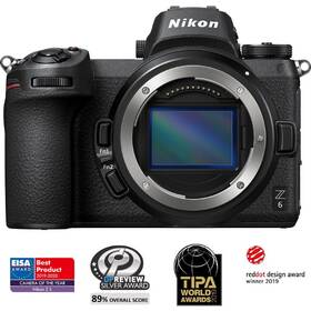 Digitální fotoaparát Nikon Z6 + 24-70 + adaptér bajonetu FTZ + 64 GB XQD karta černá barva
