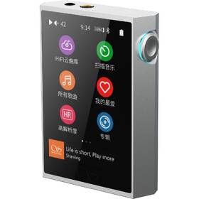 HiFi přenosný digitální přehrávač Shanling M1 Plus stříbrná barva
