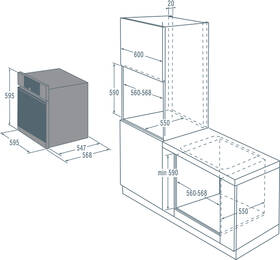 Trouba Gorenje BOP798S54X PyroClean černá barva
