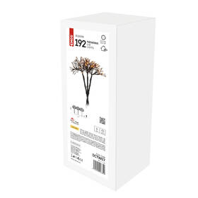 LED dekorace EMOS 192 LED zapichovací větvičky, 60 cm, venkovní i vnitřní, teplá bílá, časovač 

