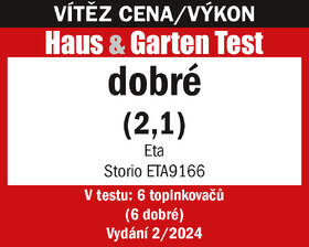 Opékač topinek ETA 9166 90020 černá barva
