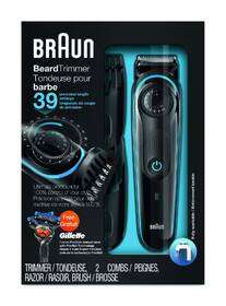 Zastřihovač vousů Braun BT3040 černá barva
