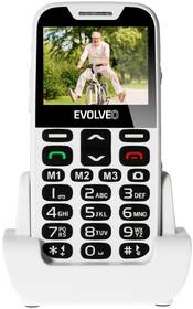 Mobilní telefon Evolveo EasyPhone XD pro seniory - ZÁNOVNÍ - 12 měsíců záruka bílá barva
