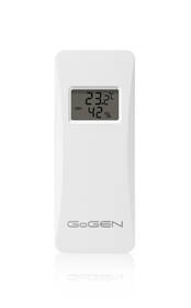 Meteorologická stanice GoGEN ME 3397 W, 3 čidla bílá barva
