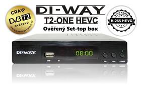 Set-top box DI-WAY T2-ONE černá barva

