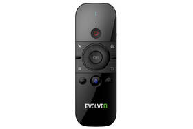 Dálkový ovladač Evolveo FlyMotion D1, bezdrátová gyroskopická myš s klávesnicí černá barva

