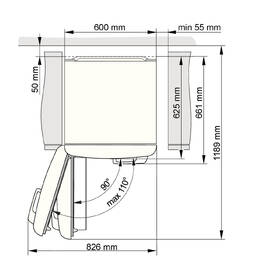 Chladnička s mrazničkou Gorenje ONRK619DC-L krémová barva
