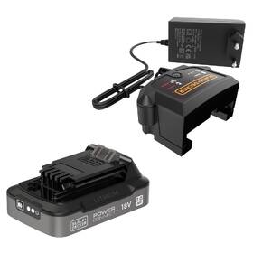 Vrtací šroubovák Black-Decker BCD383D2XK-QW (s baterií) 
