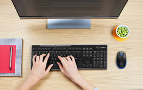 Myš Logitech M190 modrá barva
