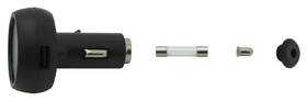 Zásuvka Compass 07427 MULTI - USB, voltmetr, teploměr 
