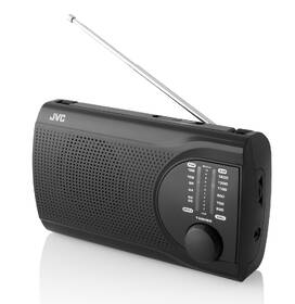 Radiopřijímač JVC RA-E321B černá barva
