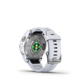 Chytré hodinky Garmin epix Pro (Gen 2) Glass - 42 mm - Silver / Whitestone Silicone Band + Topo Czech PRO voucher 
