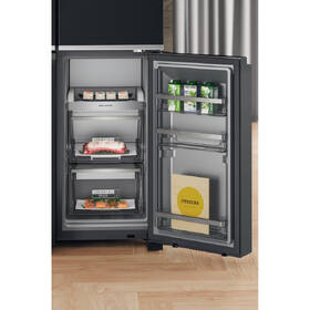 Americká lednice Whirlpool WQ9I FO2BX EF černá barva

