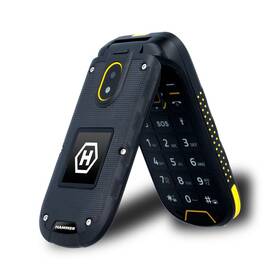 Mobilní telefon myPhone Hammer Bow Plus Dual SIM černá barva
