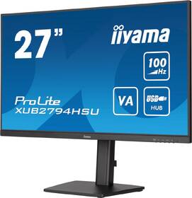 Monitor IIYAMA ProLite XUB2794HSU-B6 černá barva
