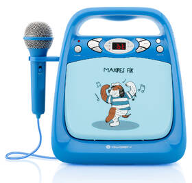 CD přehrávač GoGEN MAXI KARAOKE modrá barva
