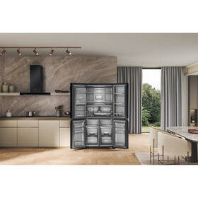 Americká lednice Whirlpool WQ9I FO2BX EF černá barva
