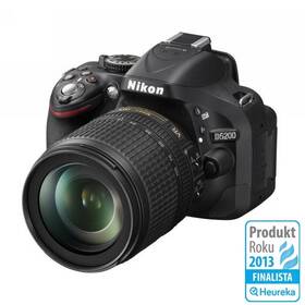 Digitální fotoaparát Nikon D5200 + 18-105 AF-S DX VR černá barva
