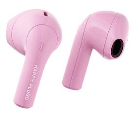 Sluchátka Happy Plugs Joy růžová barva
