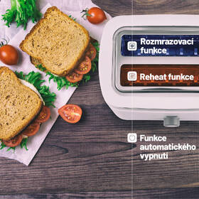 Opékač topinek Lauben Toaster T17WS 

