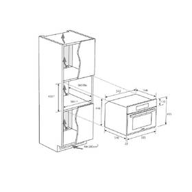 Mikrovlnná trouba Haier HWO45NB6B0B2 černá barva
