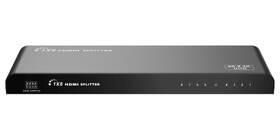 HDMI rozbočovač PremiumCord HDMI 2.0 splitter 1-8 porty, 4K x 2K/60Hz, FULL HD, 3D 
