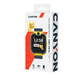 Chytré hodinky Canyon Tony KW-31 žlutá barva
