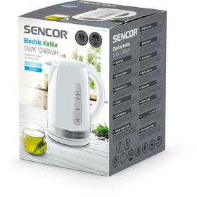 Rychlovarná konvice Sencor SWK 1748WH bílá barva
