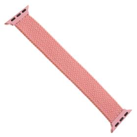 Řemínek FIXED Nylon Strap na Apple Watch 42/44/45/49 mm, velikost S růžová barva
