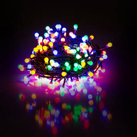 Vánoční osvětlení RETLUX RXL 266, řetěz kuličky, 8 funkcí, 100 LED, 10 m, multicolor 
