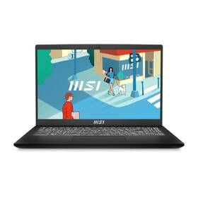 Notebook MSI Modern 15 B12M-427CZ černá barva
