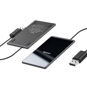 Bezdrátová nabíječka Baseus Ultra-thin Card 15W černá barva
