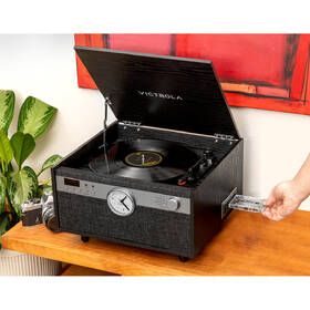 Gramofon Victrola VTA-830SB Century Signature černá barva

