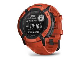 Chytré hodinky Garmin Instinct 2X Solar - Flame Red 
