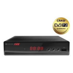 Set-top box Zircon FIRE s DVB-T2 s HEVC (H.265) černá barva
