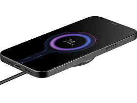 Bezdrátová nabíječka Sandberg Wireless Charger Magnet Qi2 15W, MagSafe černá barva
