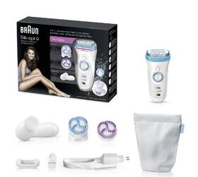 Epilátor Braun 9-969 SkinSPA Wet bílá barva
 Epilátor Braun 9-969 SkinSPA Wet bílá barva